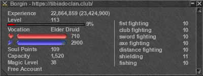 Signature for player Borgin