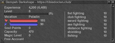 Signature for player Dempah Darkshape