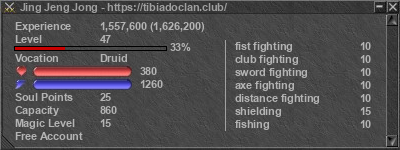 Signature for player Jing Jeng Jong