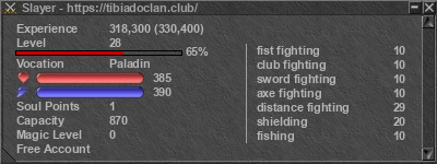 Signature for player Slayer