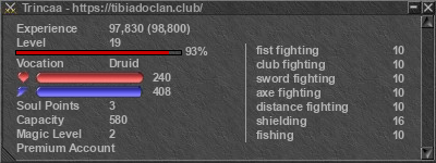 Signature for player Trincaa